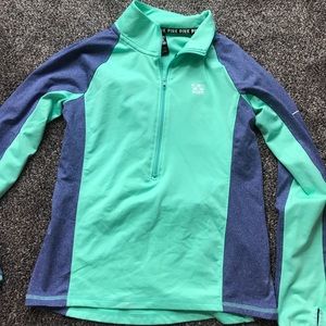 PINK half zip sweatshirt